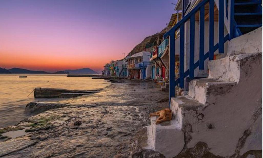 Sea, Sunset & Garden View Parasporos Houses, Milos Adamantas  Exterior foto