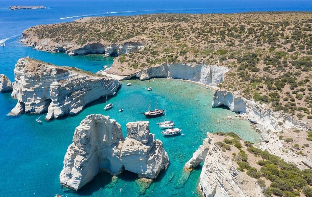 Sea, Sunset & Garden View Parasporos Houses, Milos Adamantas  Exterior foto